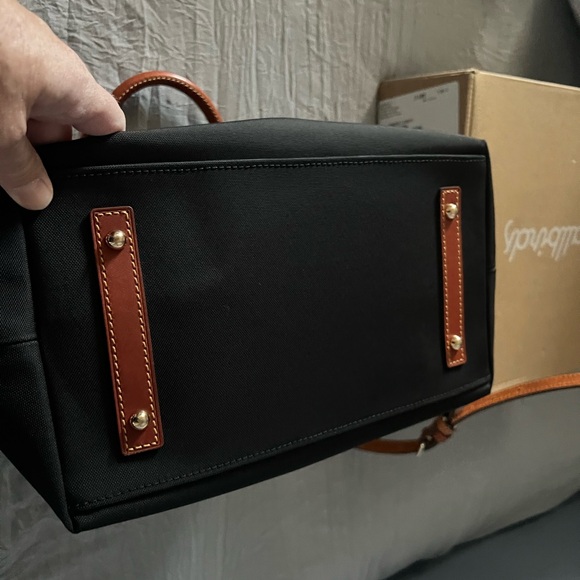 Dooney & Bourke Black and Brown Satchel - Picture 4 of 4